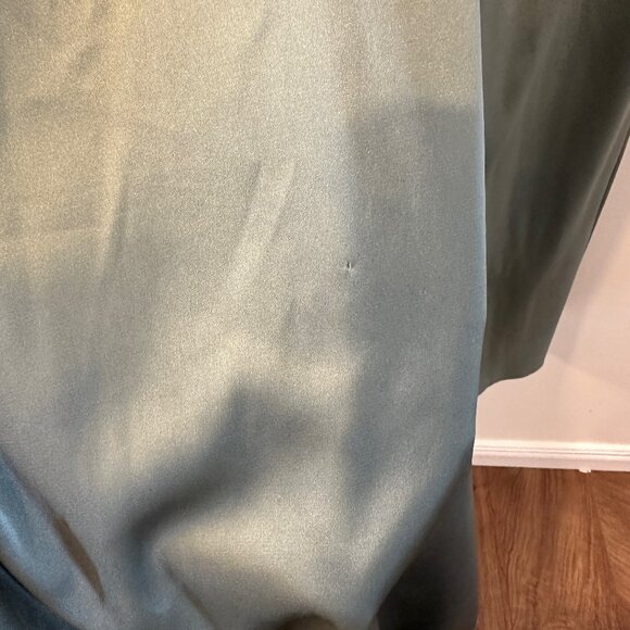Baltic Born Poppy Satin Midi Dress Sage Green Size Medium - Picture 5 of 5
